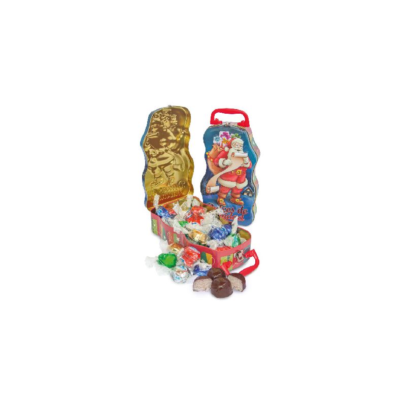 A35-LATA  PAPA NOEL CON BOLITAS DE COCO 400 GRS.