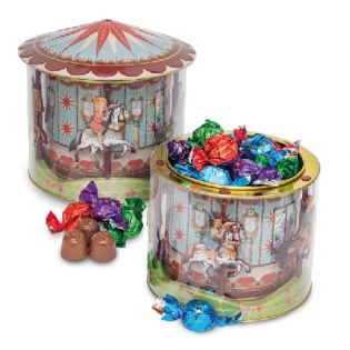 A27-LATA CARRUSEL CABALLITOS CON BOMBONES SURTIDOS 300 GRS.