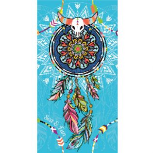 K20-TOALLA ATRAPASUEÑOS 75 X 150 CM