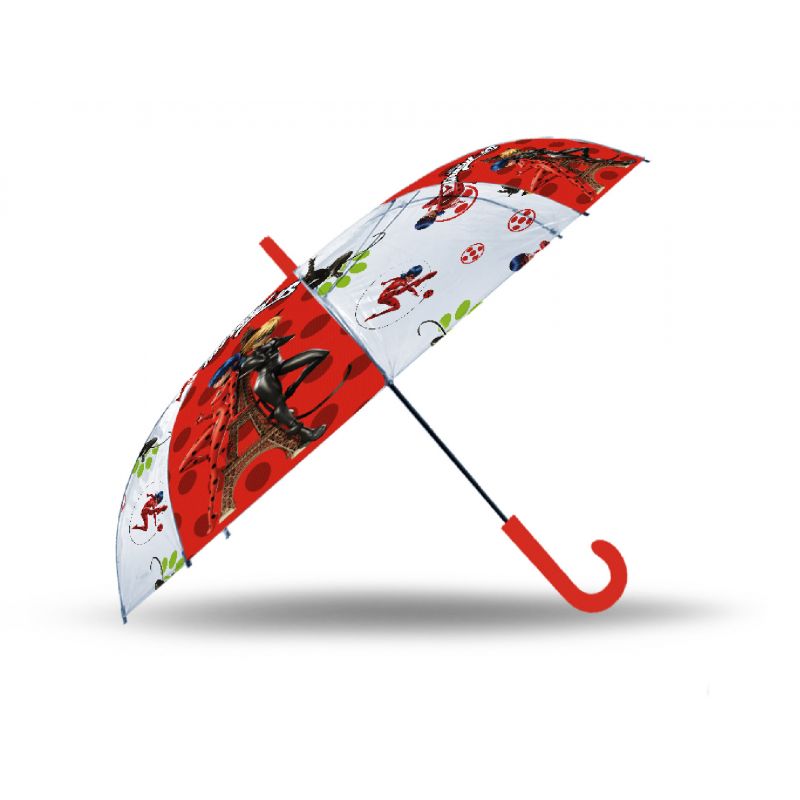 PACK DE 2 PARAGUAS TRANSPARENTE LADY BUG