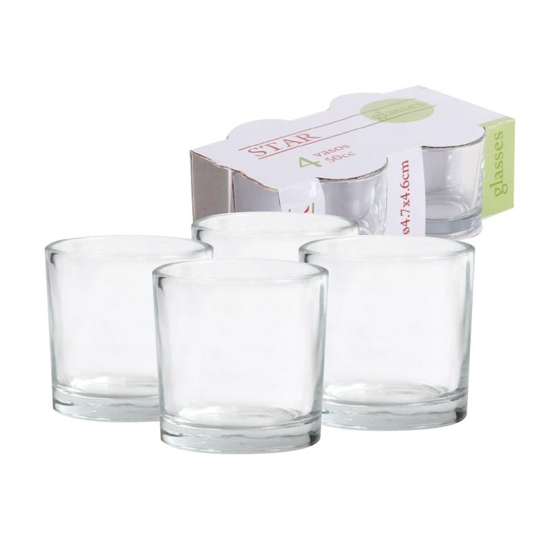 OCHO VASOS DE CHUPITO DE 50 cc