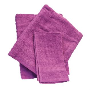 K17-SET TRES TOALLAS LILAS