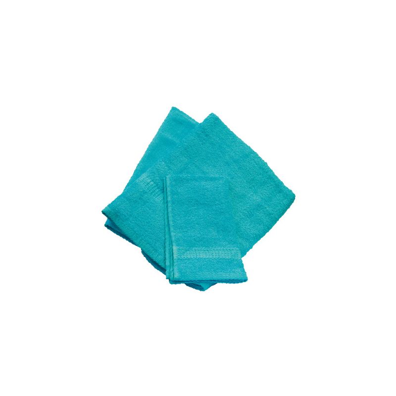 K11-SET TRES TOALLAS TURQUESA