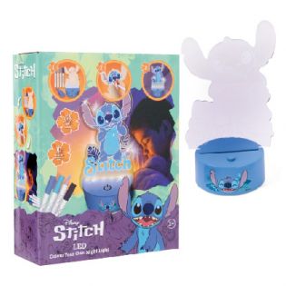 RN30-FIGURA PARA PINTAR CON LUZ LED LILO  + STITCH