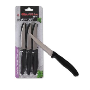 T28-SET 6 CUCHILLOS CHULETERO