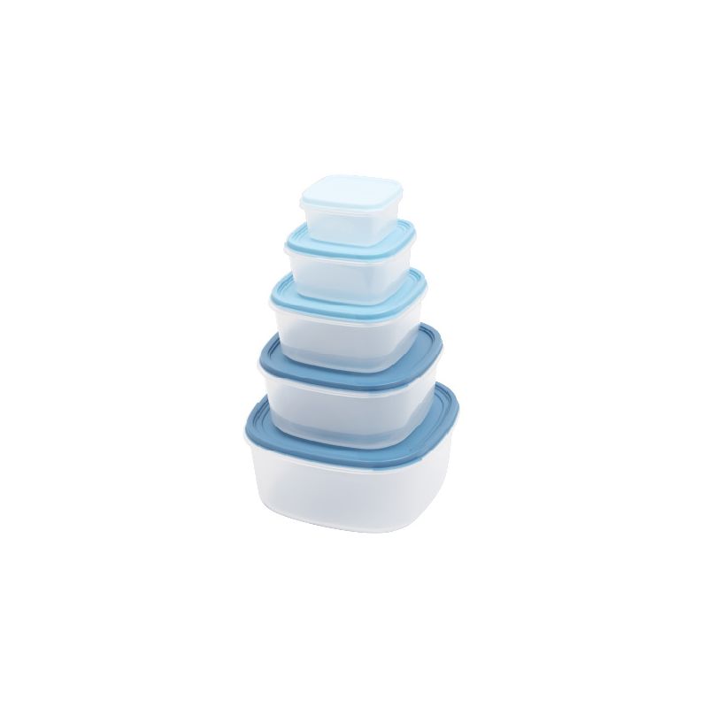 T18-SET 5 TUPPERS PARA ALIMENTOS