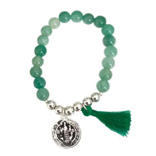 JJ27-PULSERA CUARZO VERDE SAN BENITO