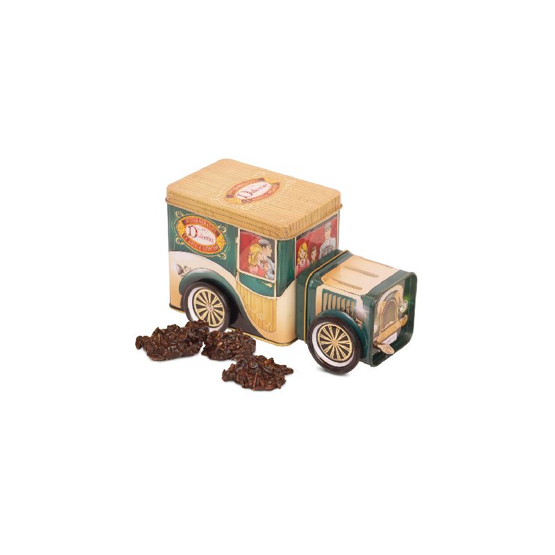 A1-COCHE ANTIGUO DE REPARTO CON 200 GRS DE ROCAS ARTESANAS