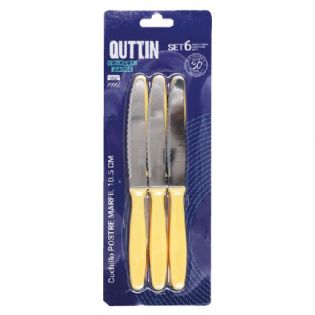 T29-SET 6 CUCHILLOS DE MESA