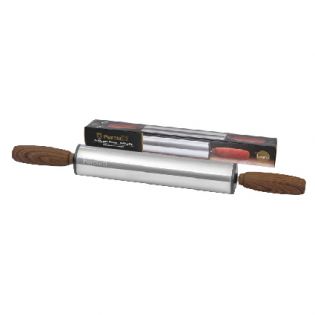 T16-RODILLO ACERO CON MANGO DE MADERA