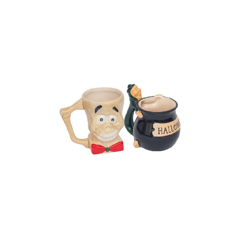 R1-SET DE 2 TAZAS HALLOWEEN
