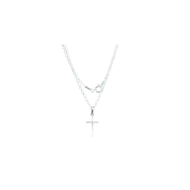 JJ52-COLGANTE CRUZ CON CADENA