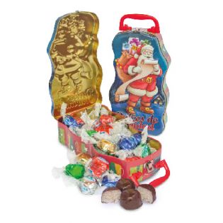 A35-LATA  PAPA NOEL CON BOLITAS DE COCO 400 GRS.